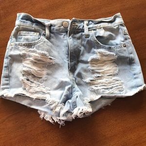 High waisted shorts